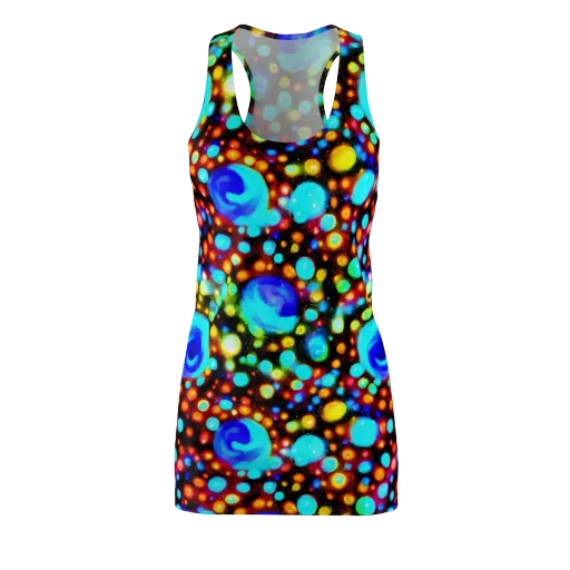 Prismatic Orbits on a Racerback Dress