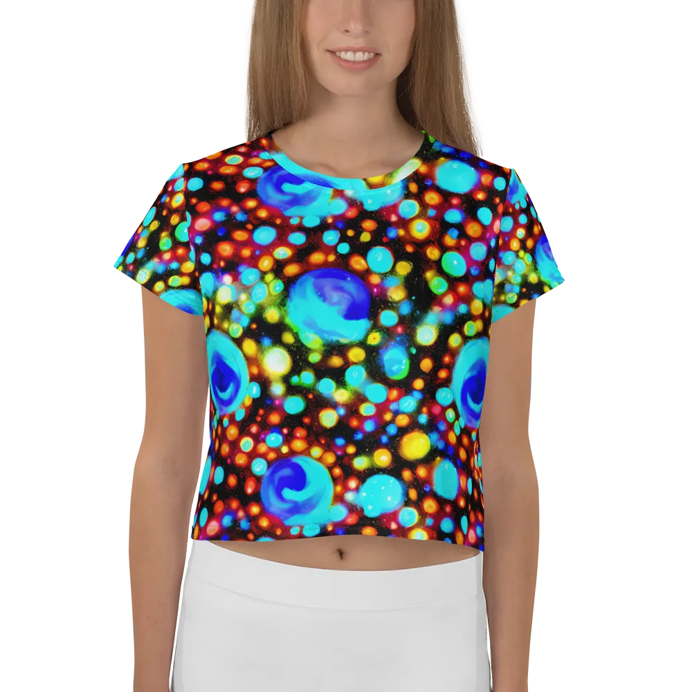 Prismatic Orbits on Crop Tee — Front