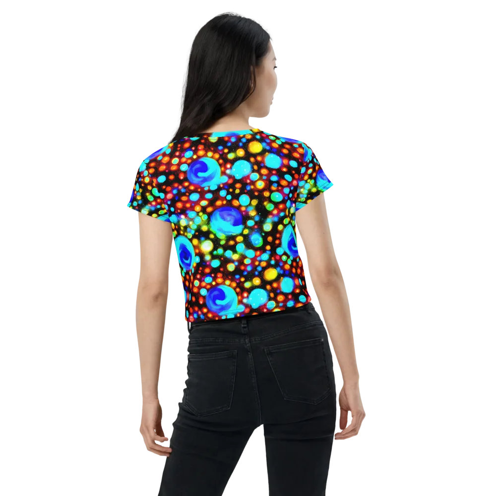 Prismatic Orbits on Crop Tee — Back