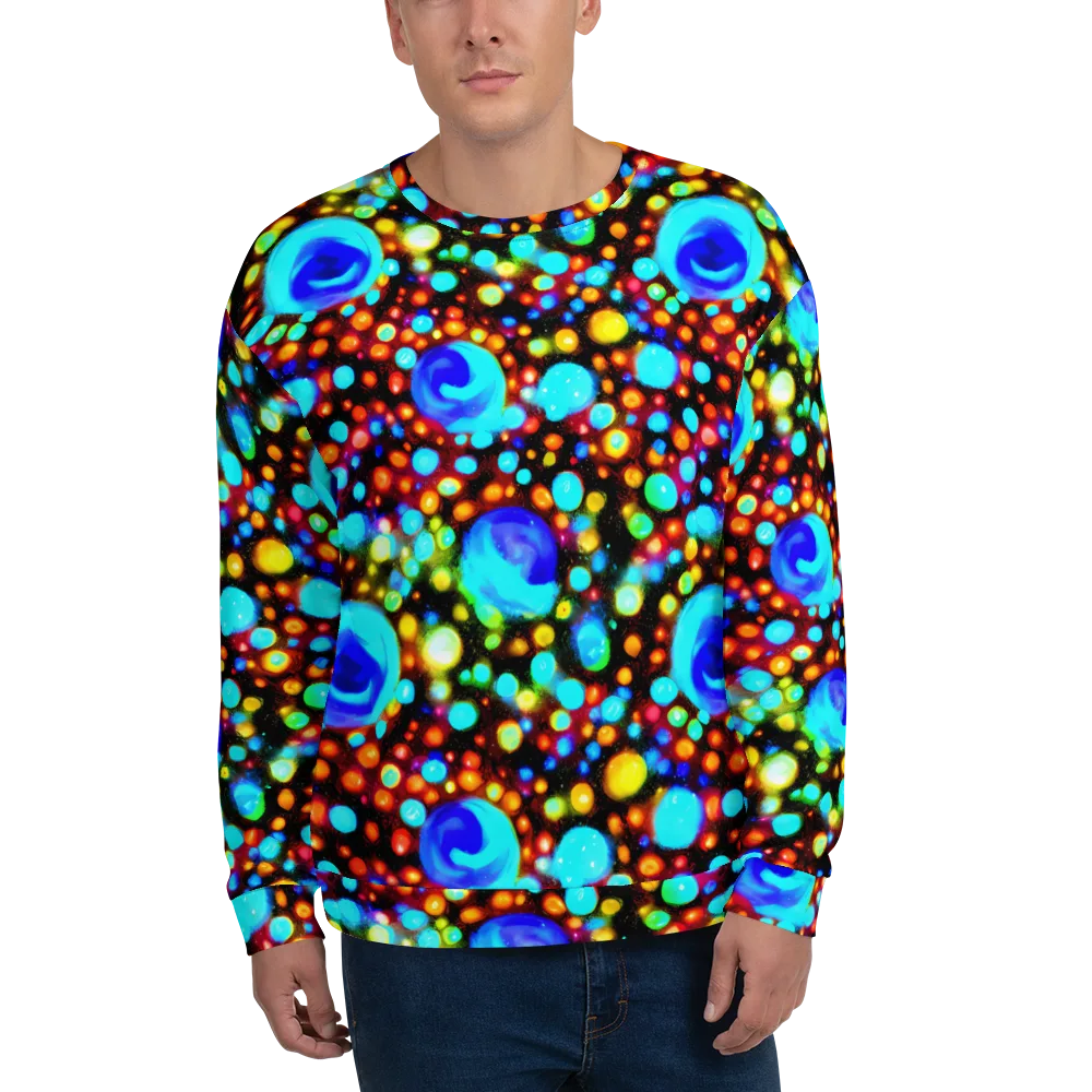 Prismatic Orbits on Sweatshirt — Front