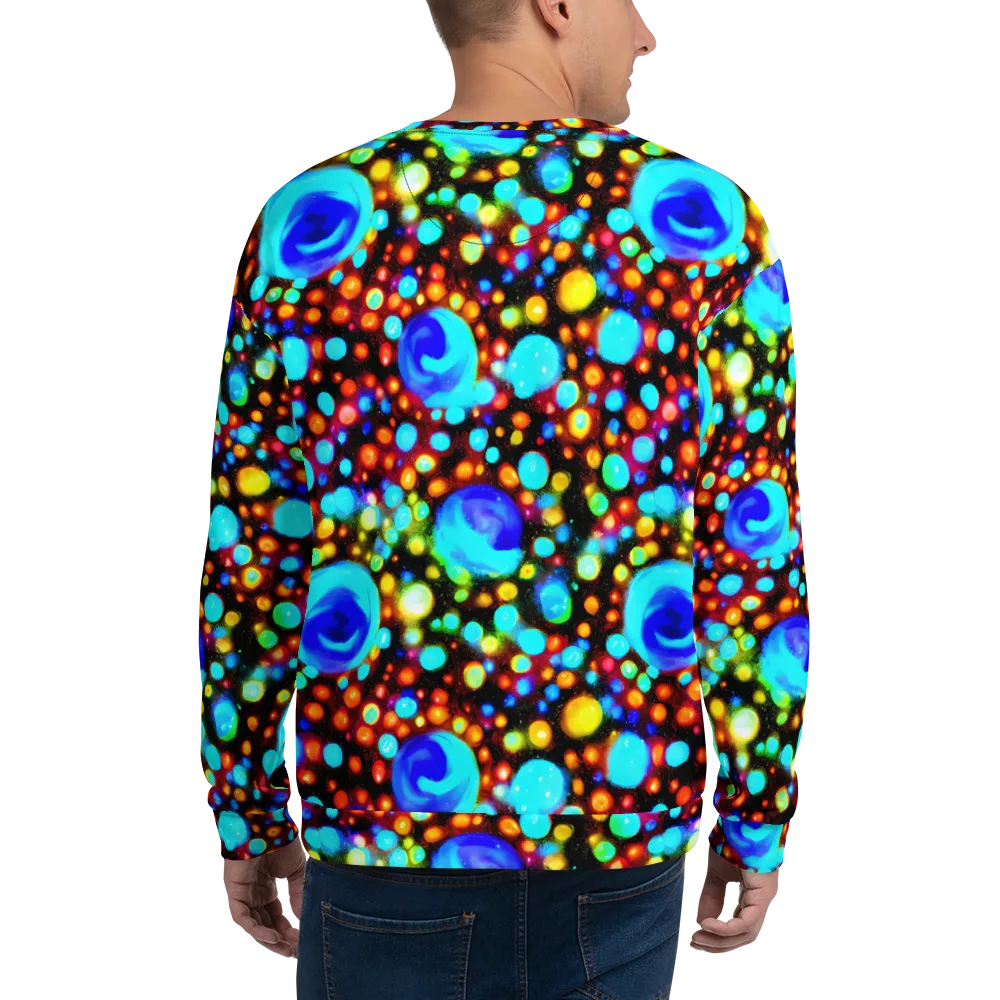 Prismatic Orbits on Sweatshirt — Back