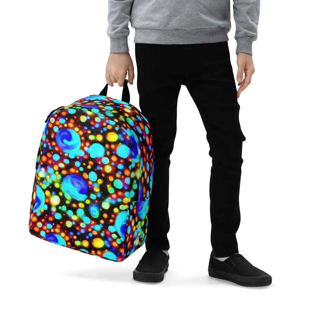 Prismatic Orbits on Minimalist Backpack — Zoomed-in