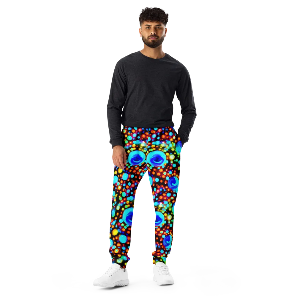 Prismatic Orbits on Men's Joggers — Front