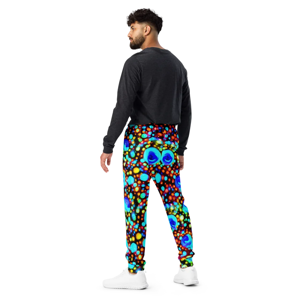 Prismatic Orbits on Men's Joggers — Back