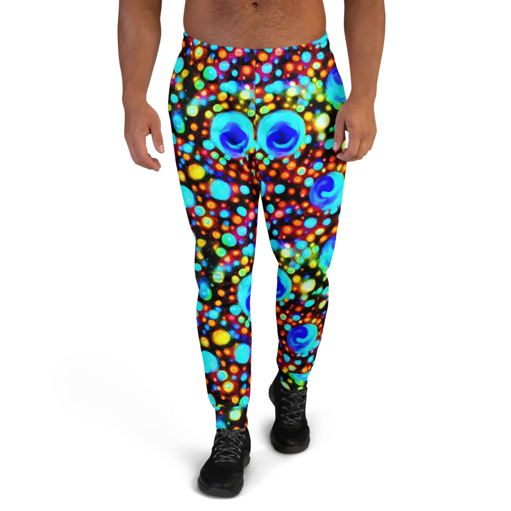 Prismatic Orbits on Men's Joggers — Front