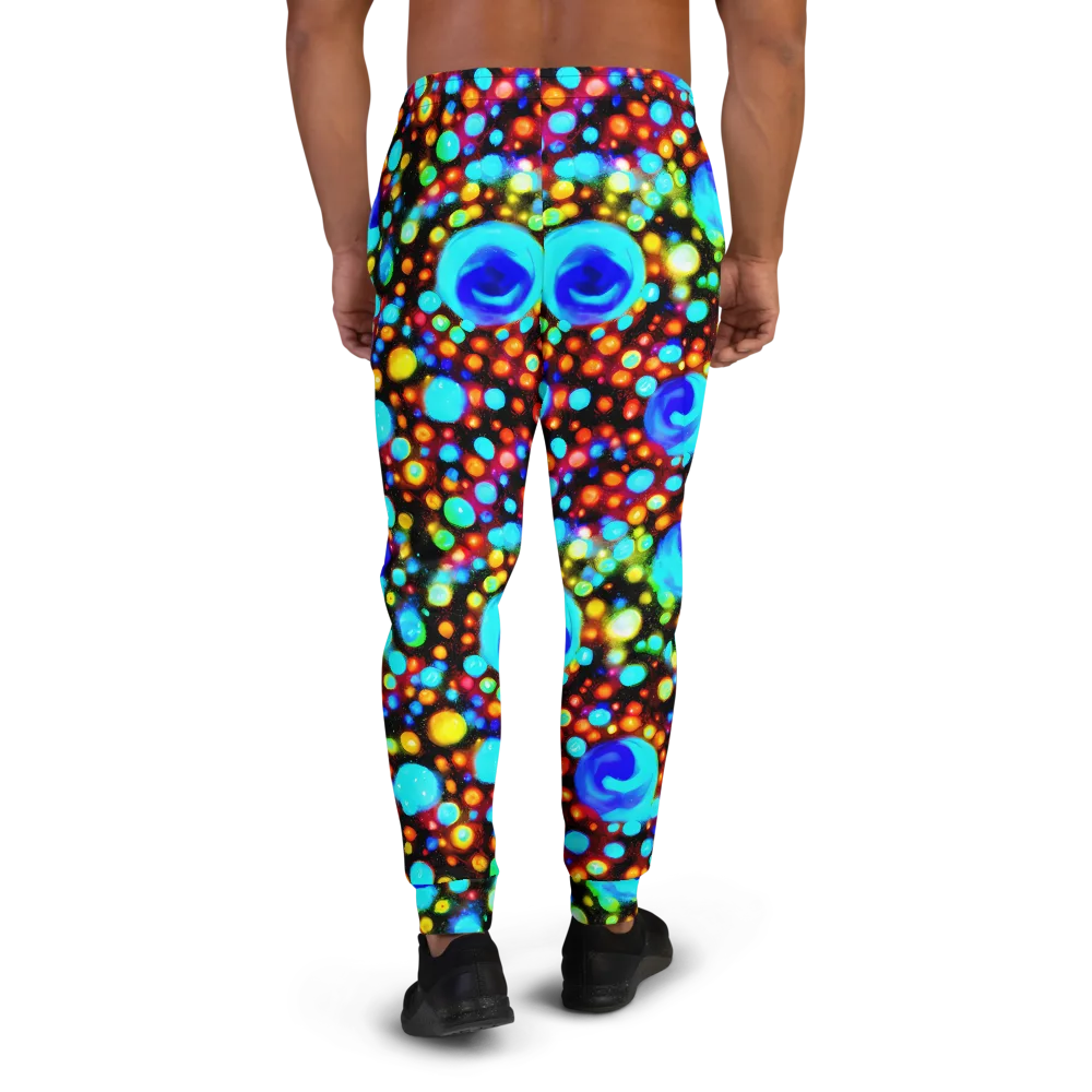 Prismatic Orbits on Men's Joggers — Back