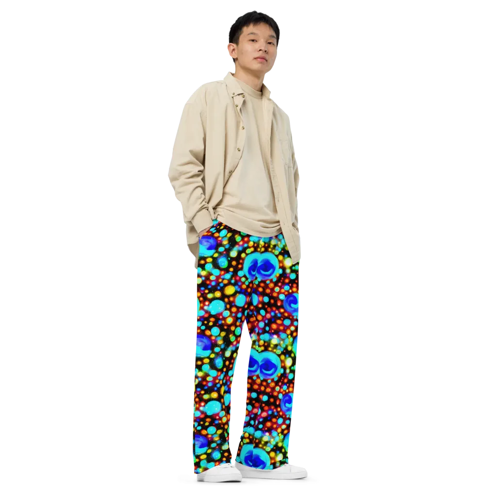 Prismatic Orbits on Wide-Leg Pants — Right Front