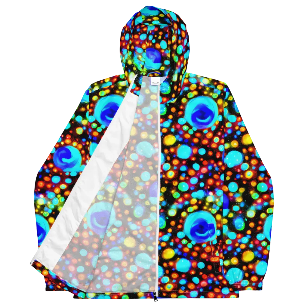 Prismatic Orbits on Men's Windbreaker — Front