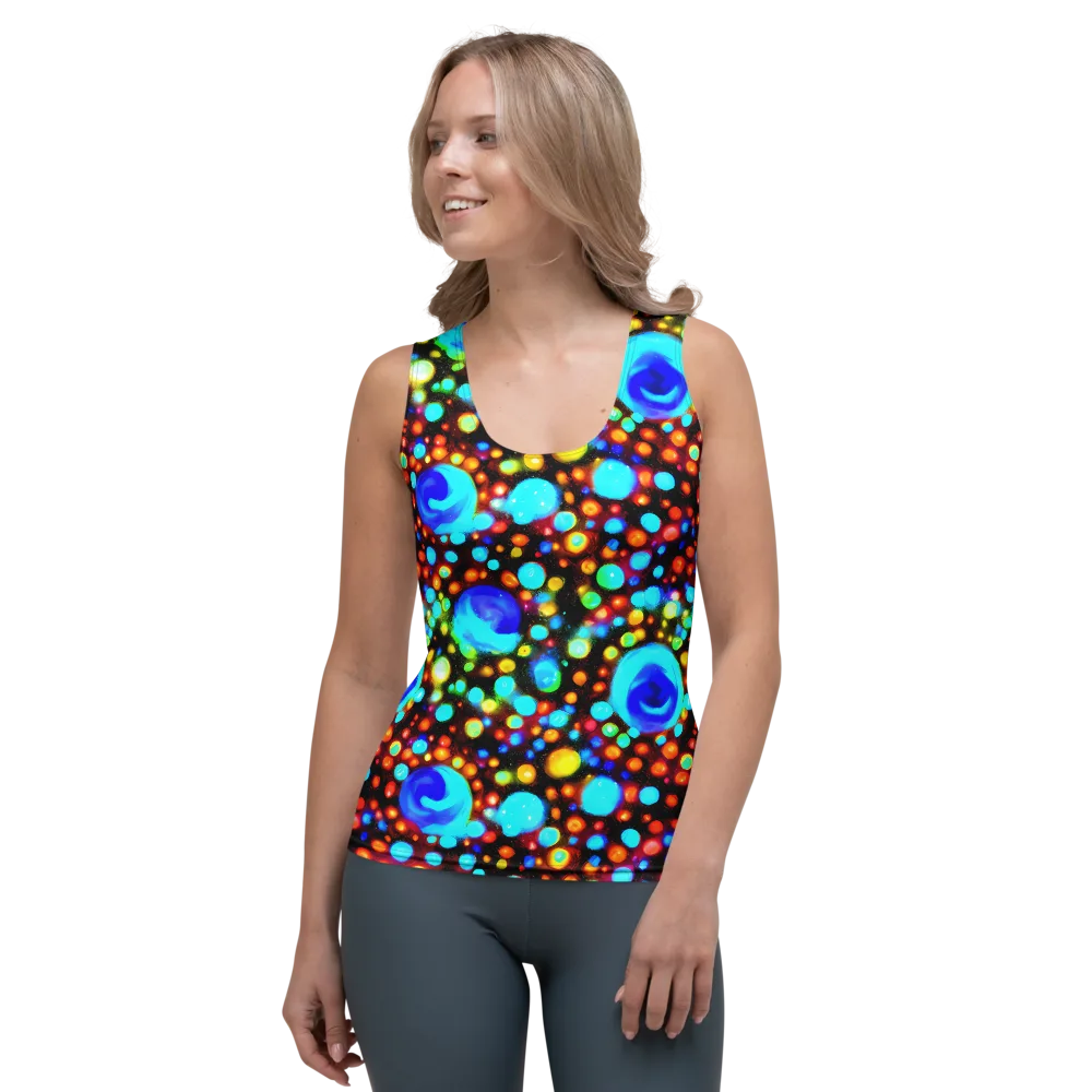 Prismatic Orbits on Women's Tank Top — Front