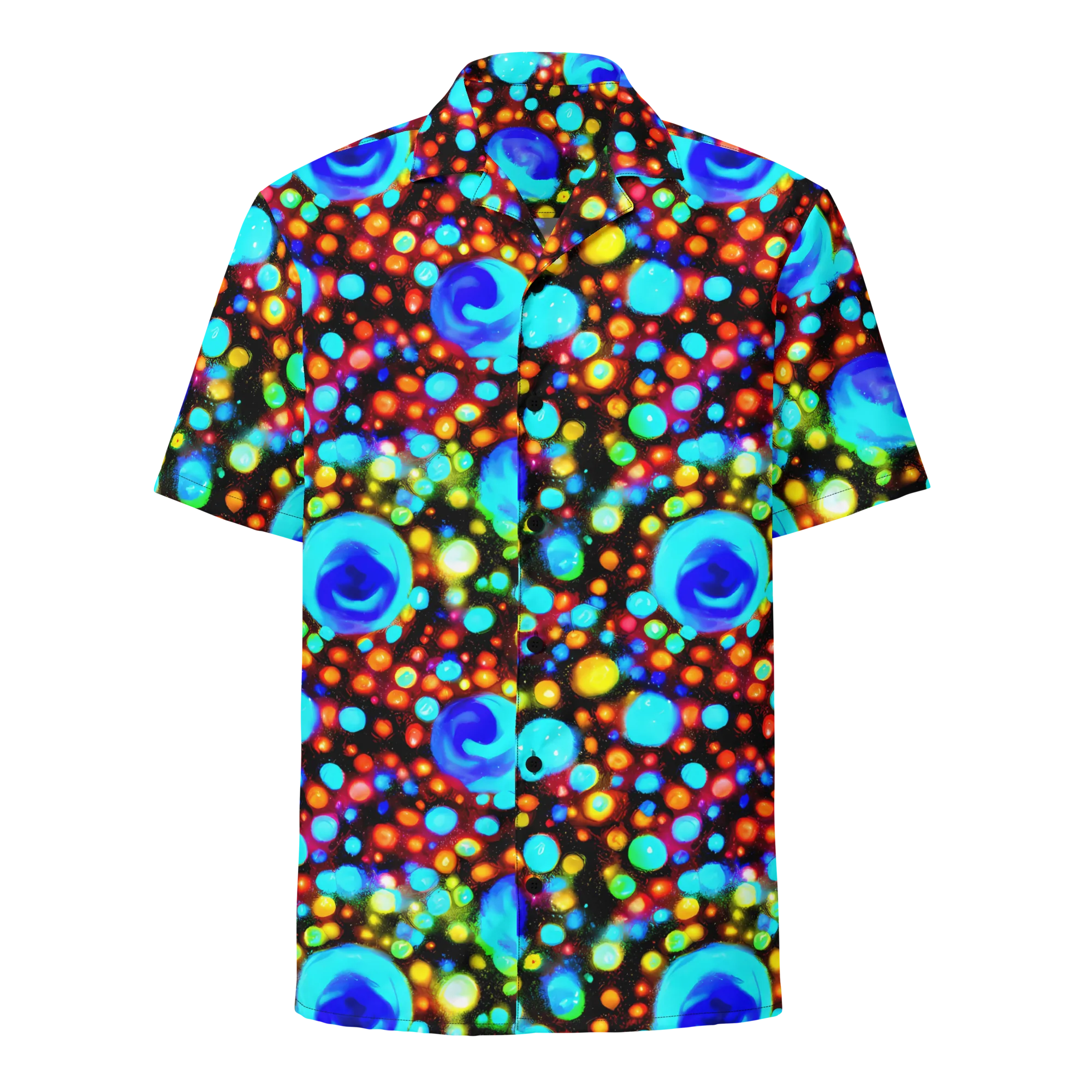 Prismatic Orbits on Button Shirt — Front
