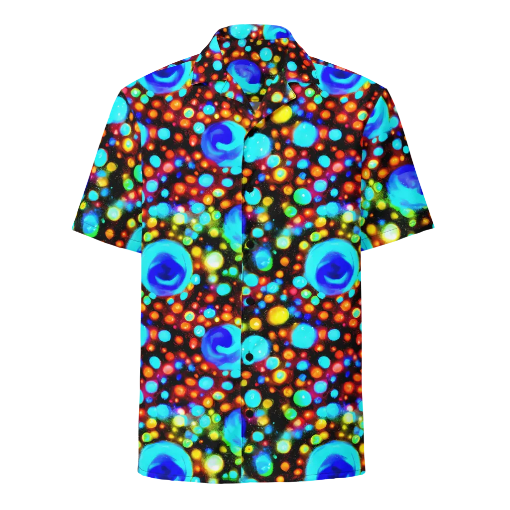 Prismatic Orbits on Button Shirt — Front