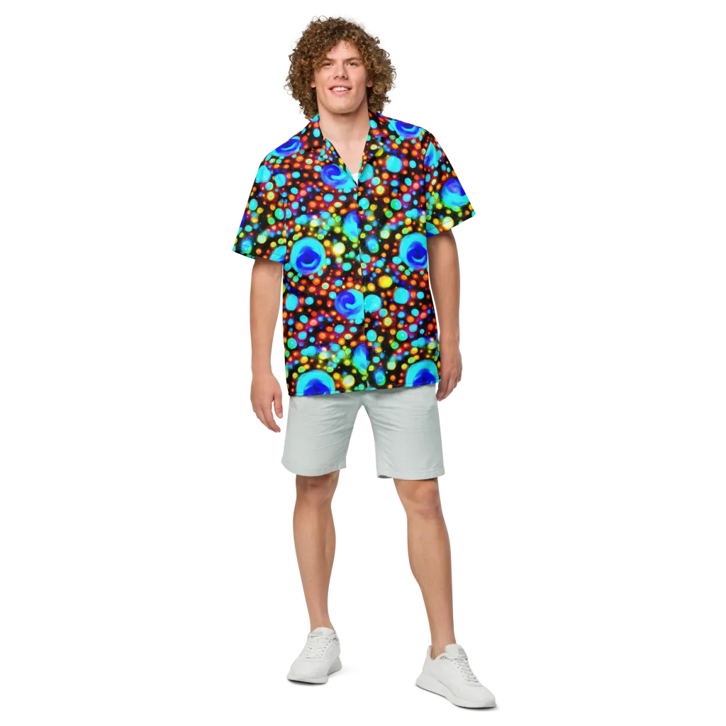 Prismatic Orbits on Button Shirt — Front