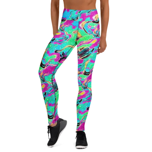 Meltwater Riot on a Yoga Leggings