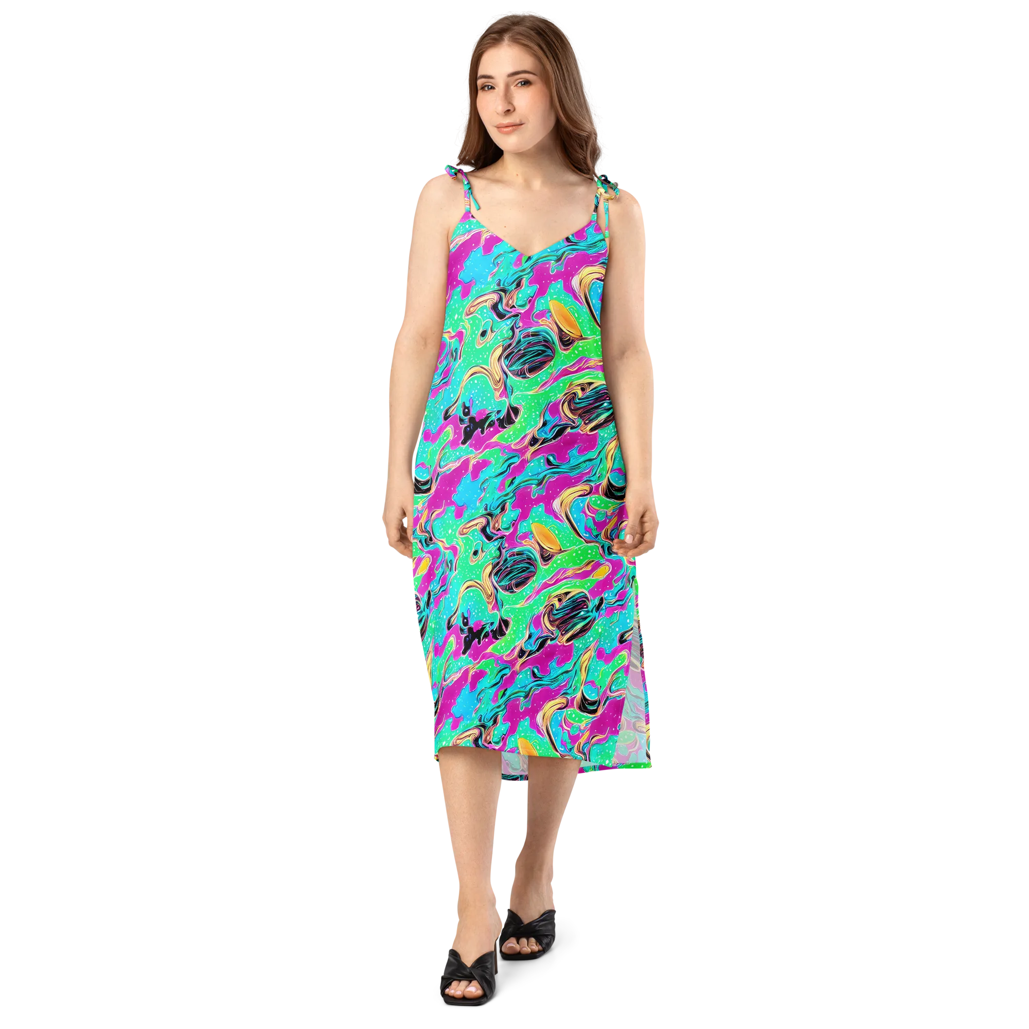 Meltwater Riot on Slip Dress — Front