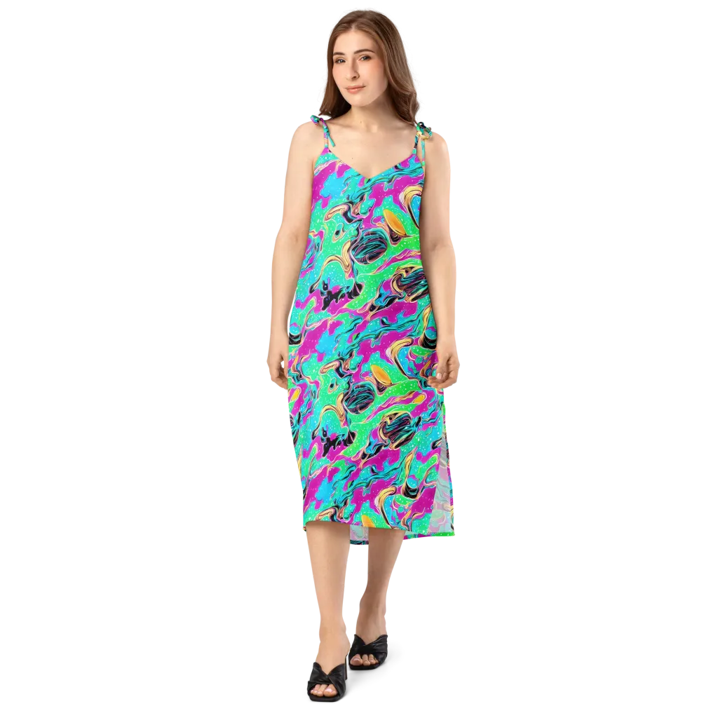 Meltwater Riot on Slip Dress — Front
