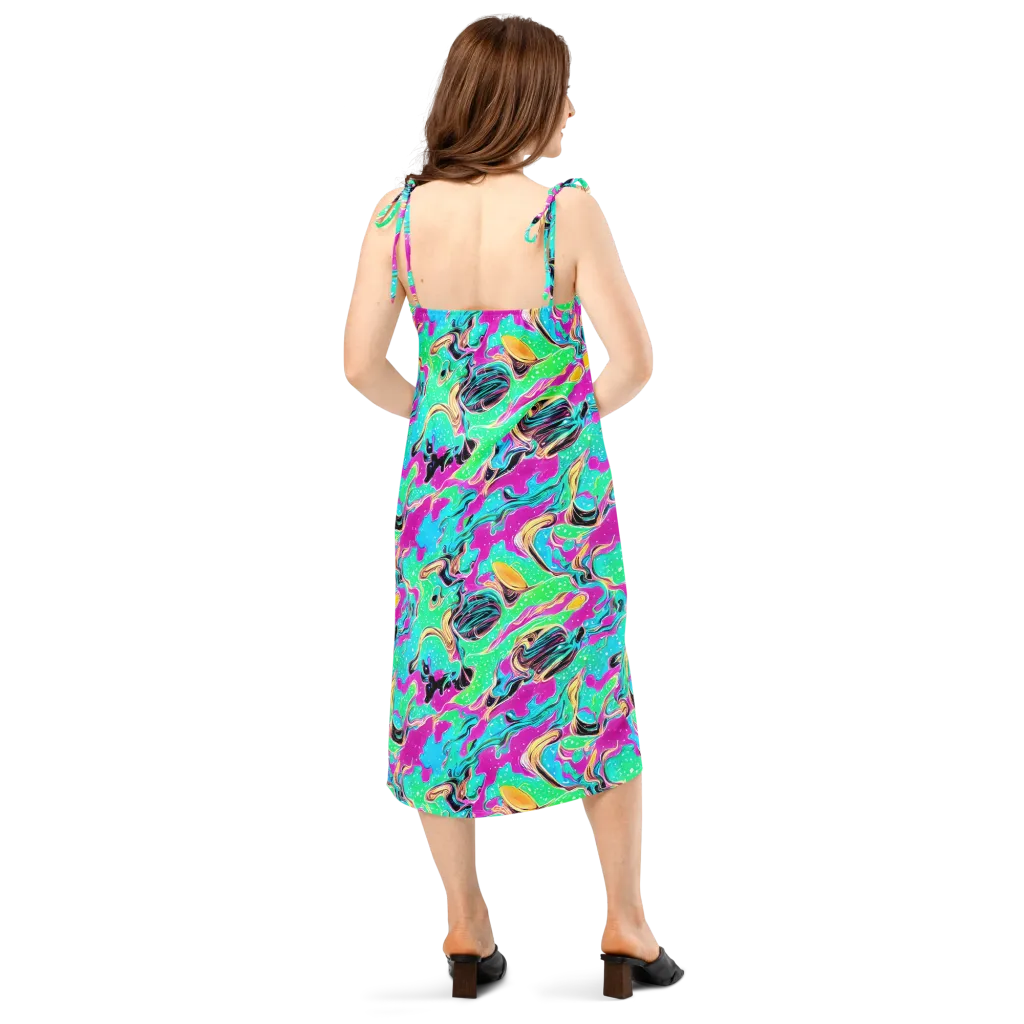 Meltwater Riot on Slip Dress — Back