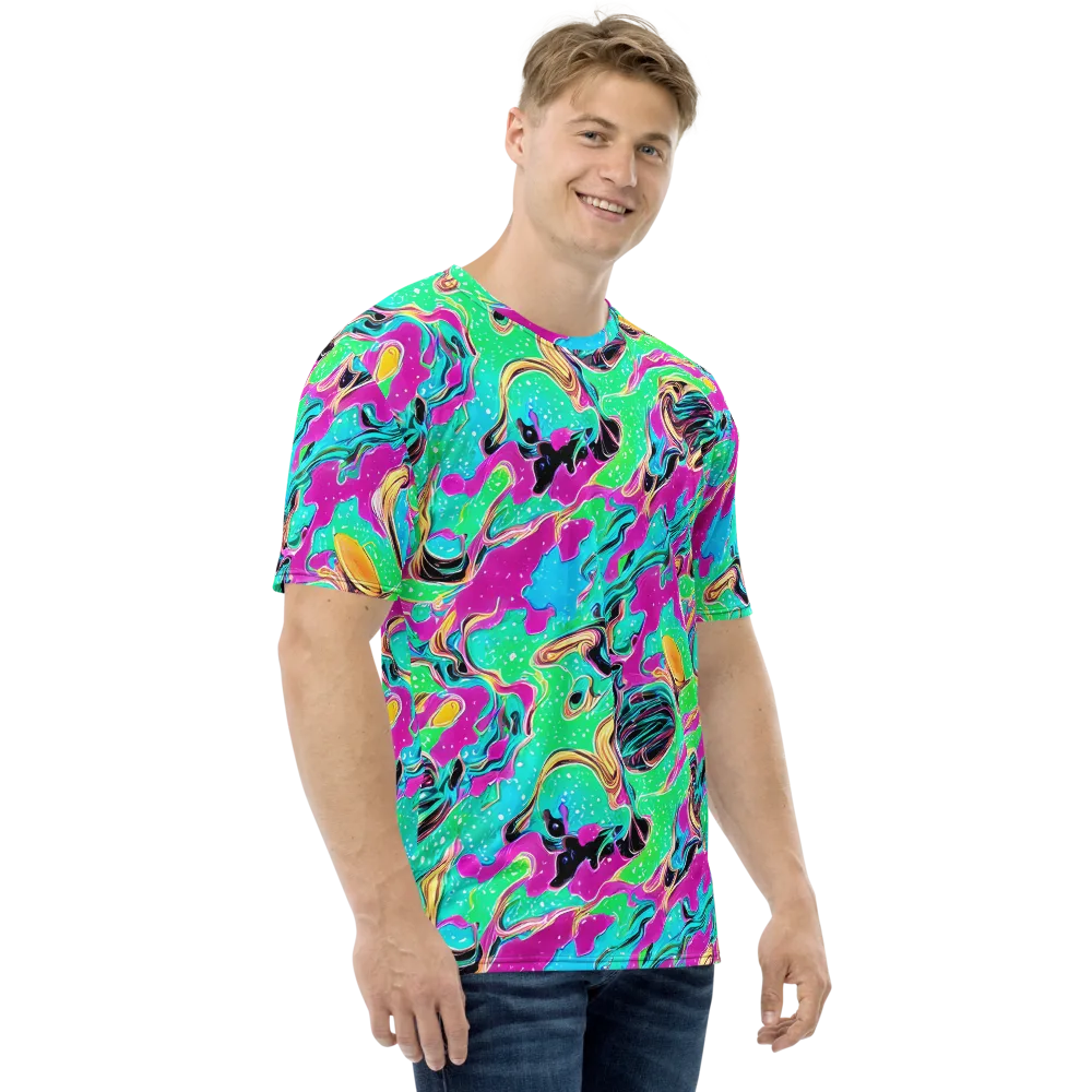 Meltwater Riot on Men's Crew Neck T-Shirt — Right