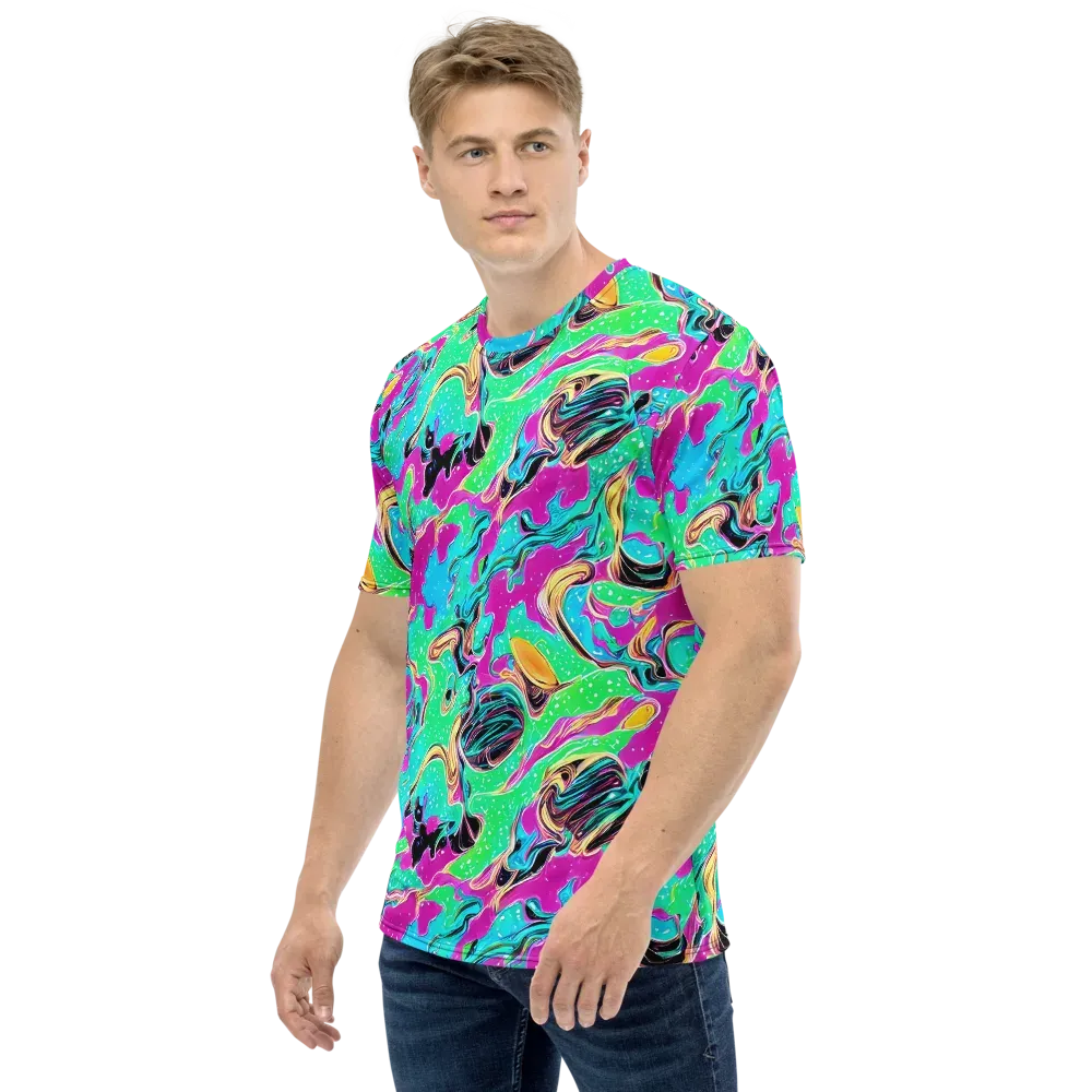 Meltwater Riot on Men's Crew Neck T-Shirt — Left