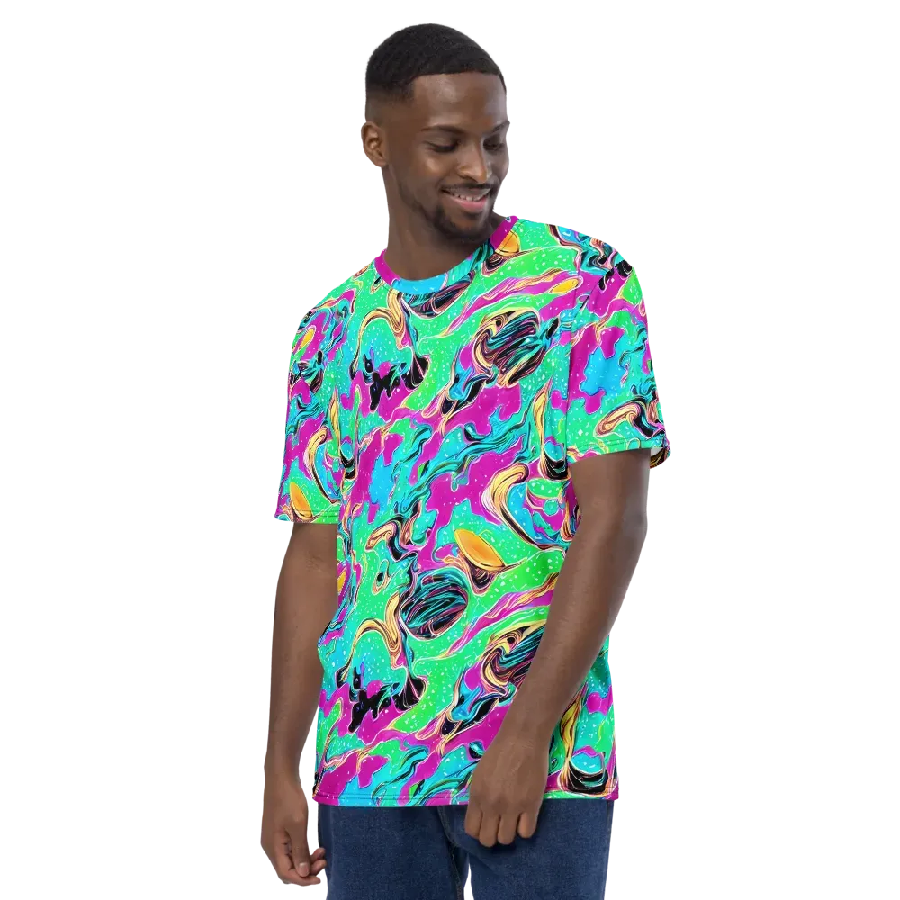 Meltwater Riot on Men's Crew Neck T-Shirt — Left