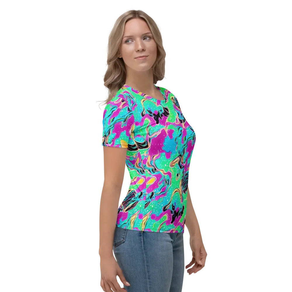 Meltwater Riot on Women's Crew Neck T-Shirt — Right