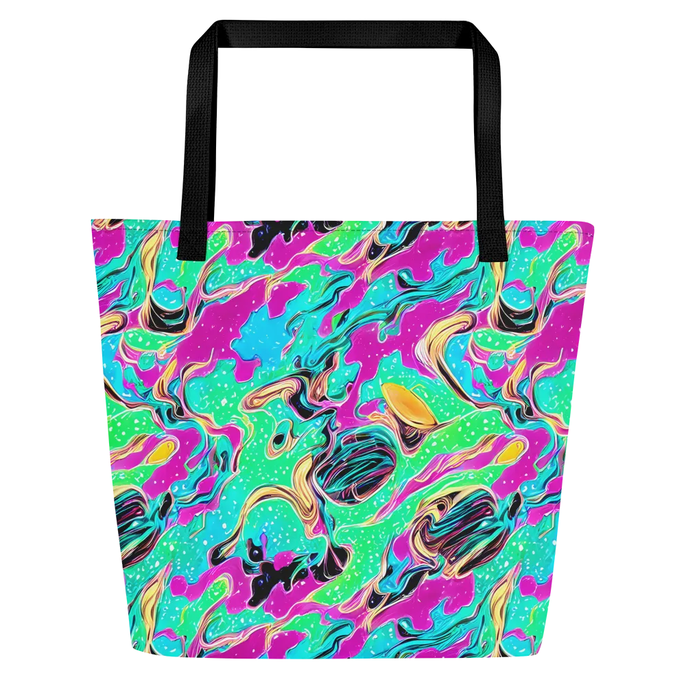 Meltwater Riot on Large Tote Bag W/ Pocket — Front