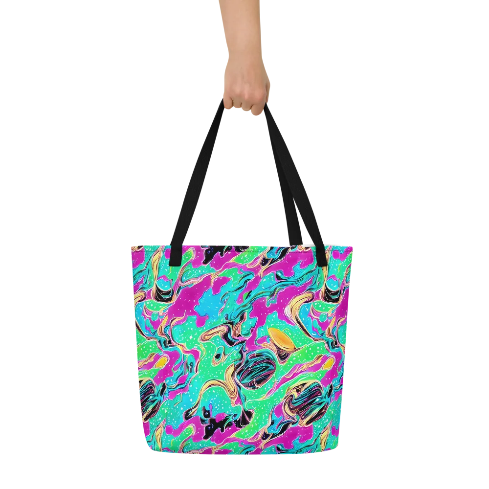 Meltwater Riot on Large Tote Bag W/ Pocket — Front
