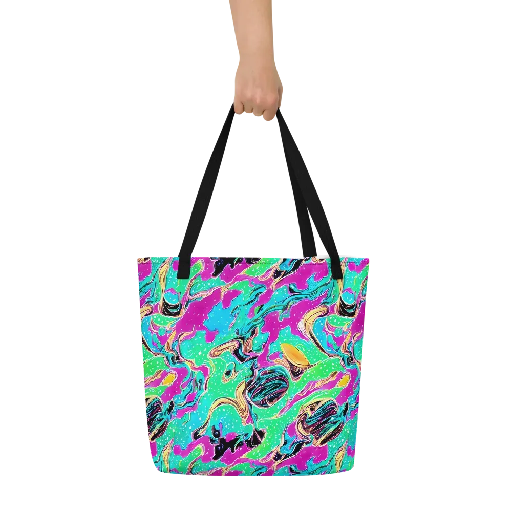 Meltwater Riot on Large Tote Bag W/ Pocket — Front