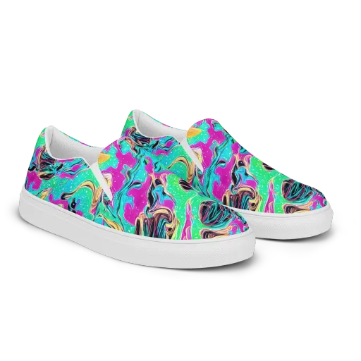 Meltwater Riot on a Women's Slip-On Canvas Shoes