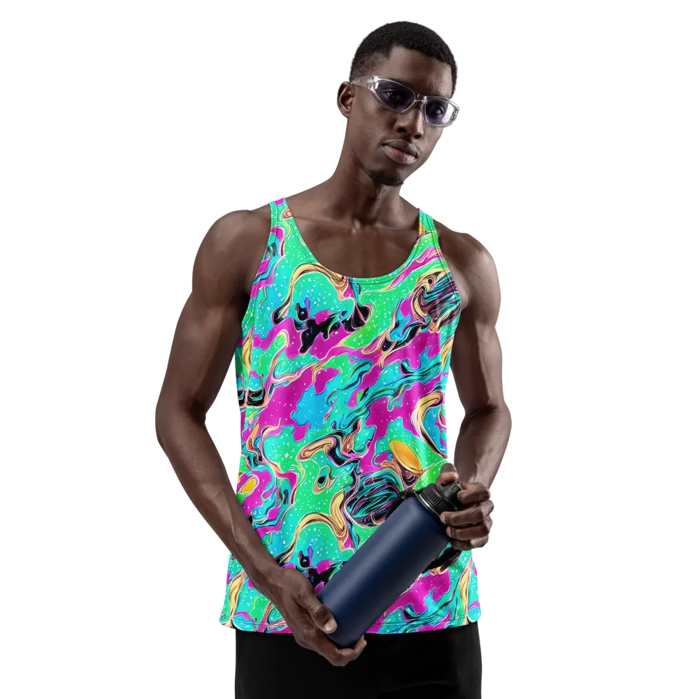 Meltwater Riot on Men's Tank Top — Front