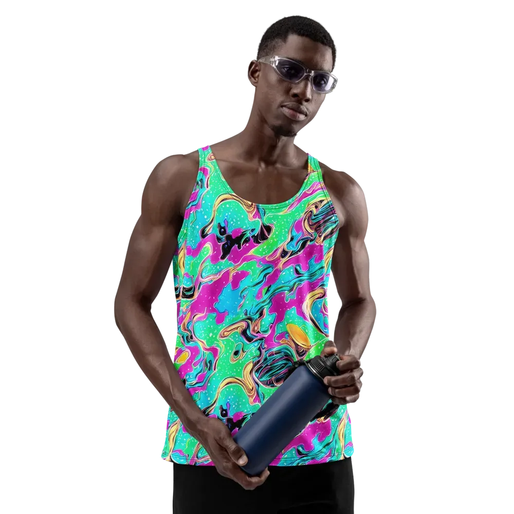 Meltwater Riot on Men's Tank Top — Front