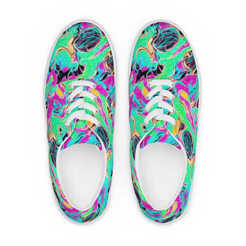 Meltwater Riot on Men's Lace-Up Canvas Shoes — Front