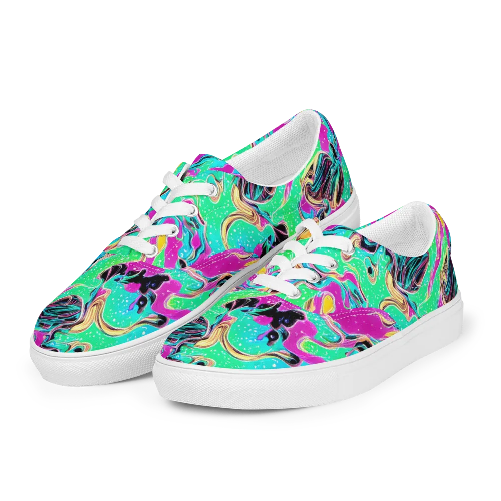 Meltwater Riot on Men's Lace-Up Canvas Shoes — Left Front