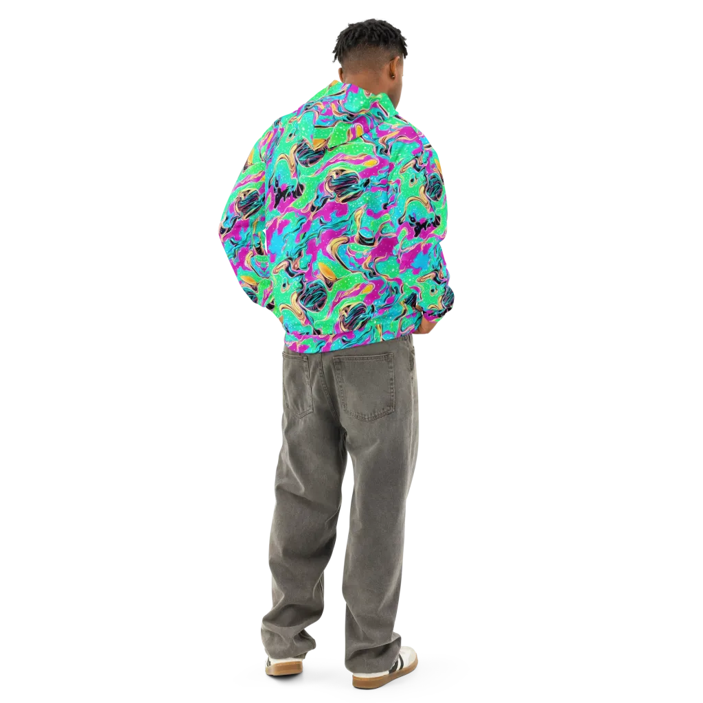 Meltwater Riot on Cotton Hoodie — Back