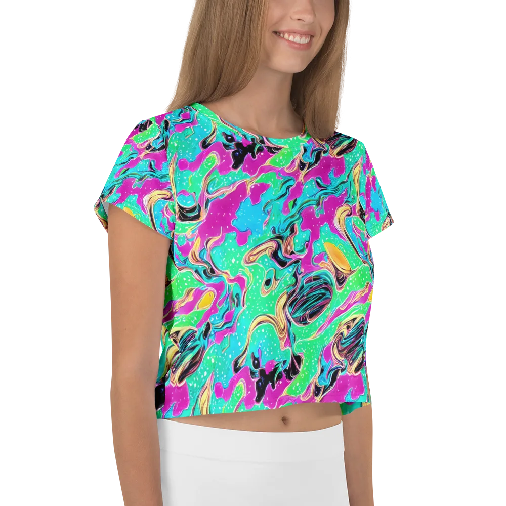 Meltwater Riot on Crop Tee — Right