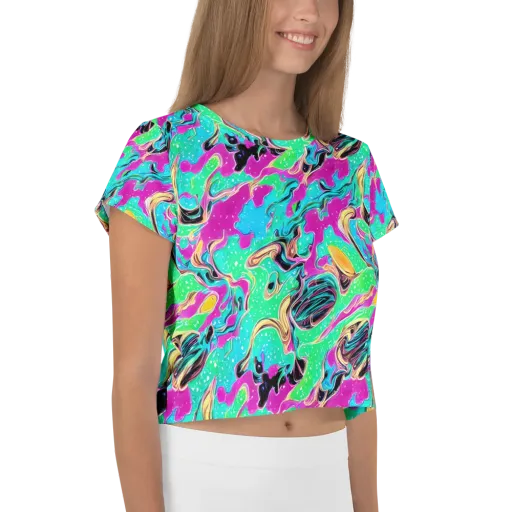 Meltwater Riot on a Crop Tee