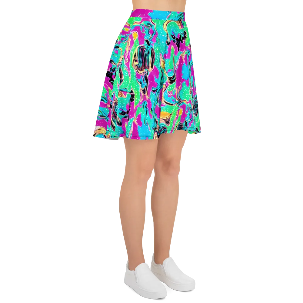 Meltwater Riot on Skater Skirt — Right