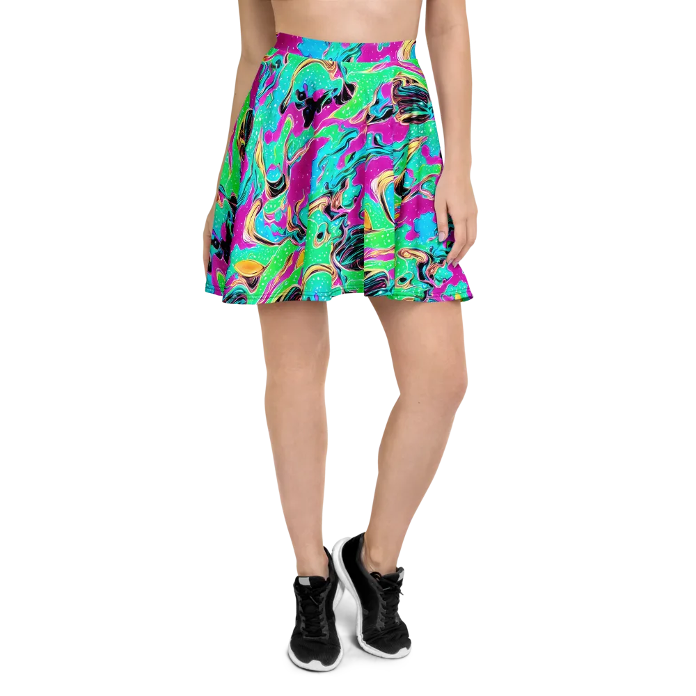 Meltwater Riot on Skater Skirt — Front