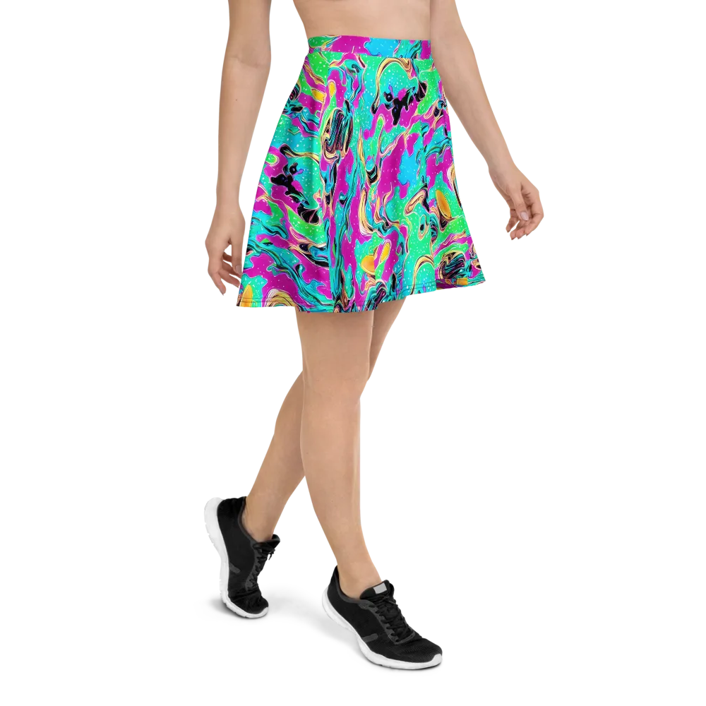 Meltwater Riot on Skater Skirt — Right