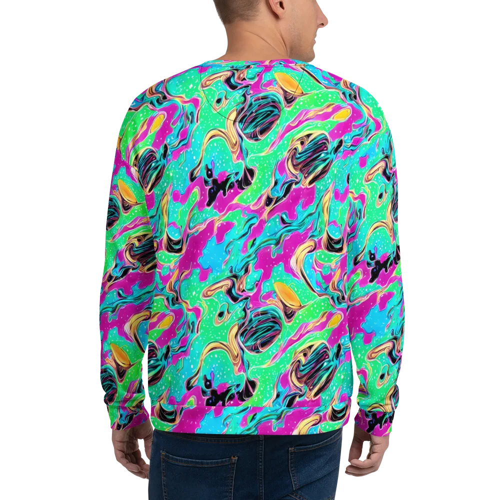 Meltwater Riot on Sweatshirt — Back