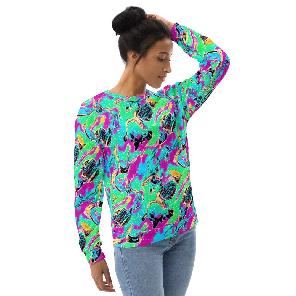 Meltwater Riot on Sweatshirt — Right Front