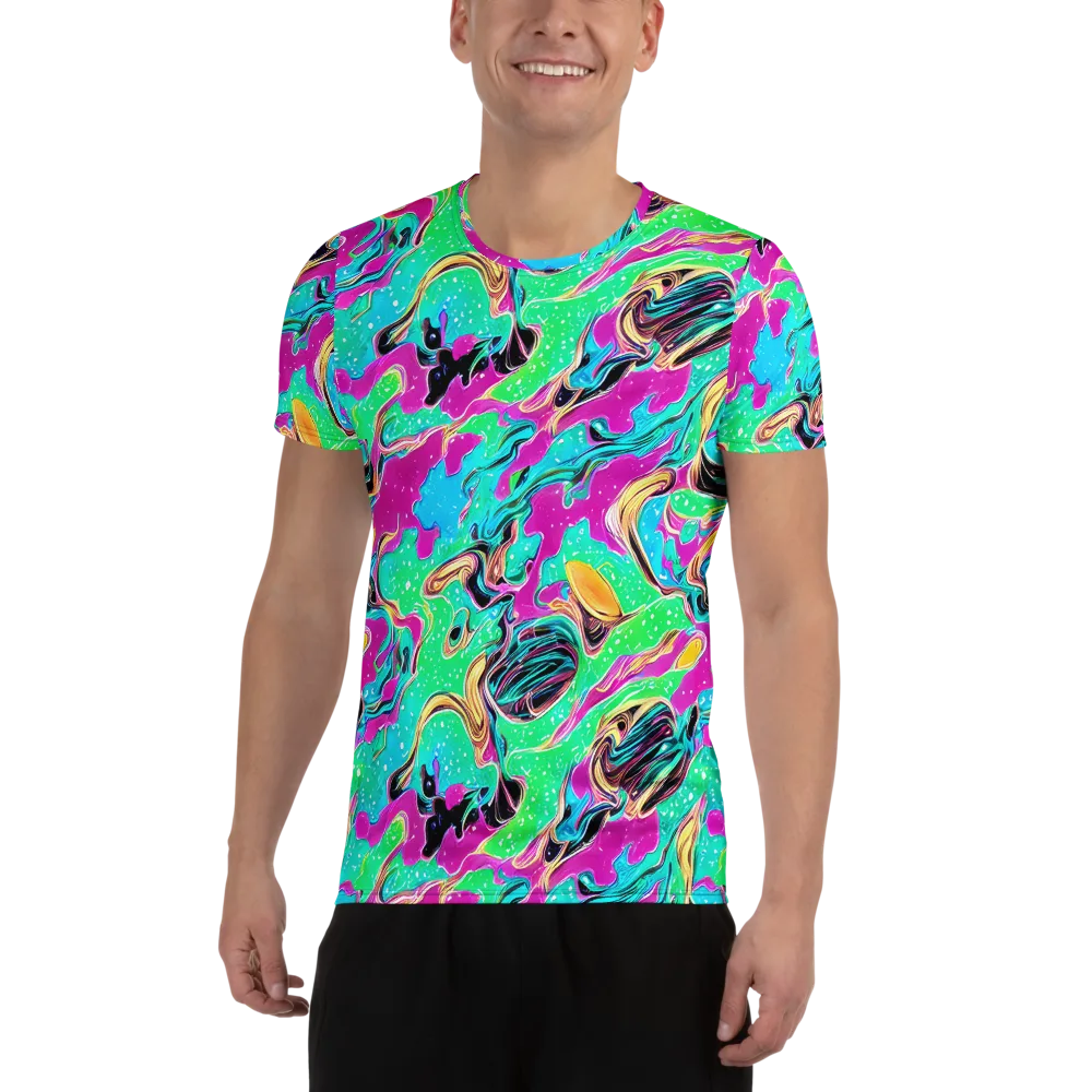 Meltwater Riot on Men's Athletic T-Shirt — Front