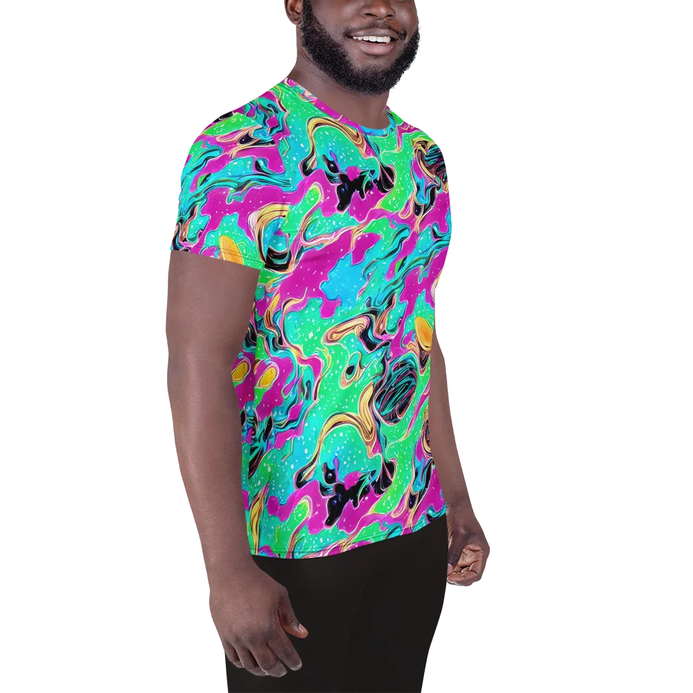 Meltwater Riot on Men's Athletic T-Shirt — Right