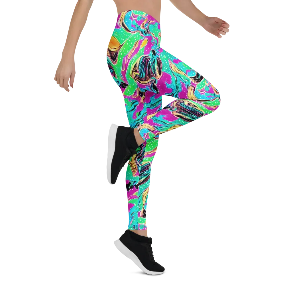 Meltwater Riot on Leggings — Right