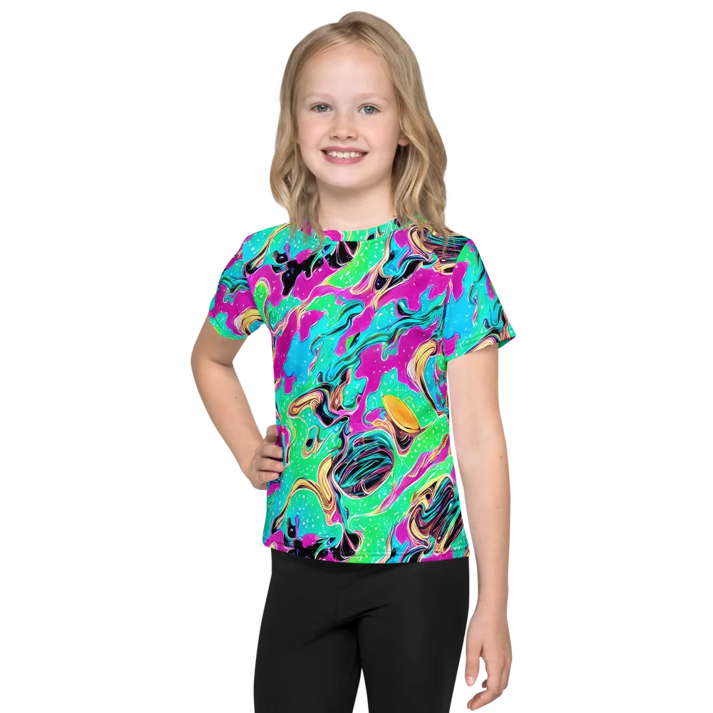 Meltwater Riot on Kids Crew Neck T-Shirt — Front