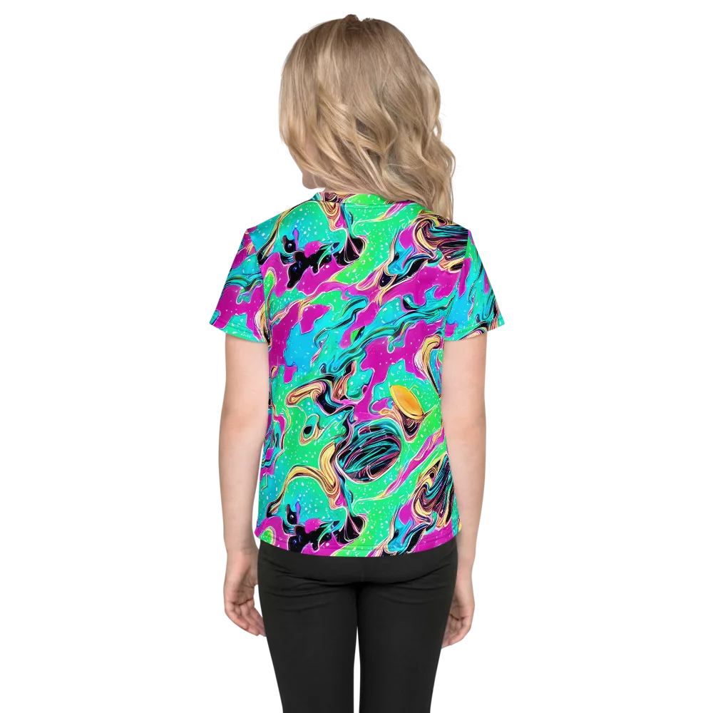 Meltwater Riot on Kids Crew Neck T-Shirt — Back