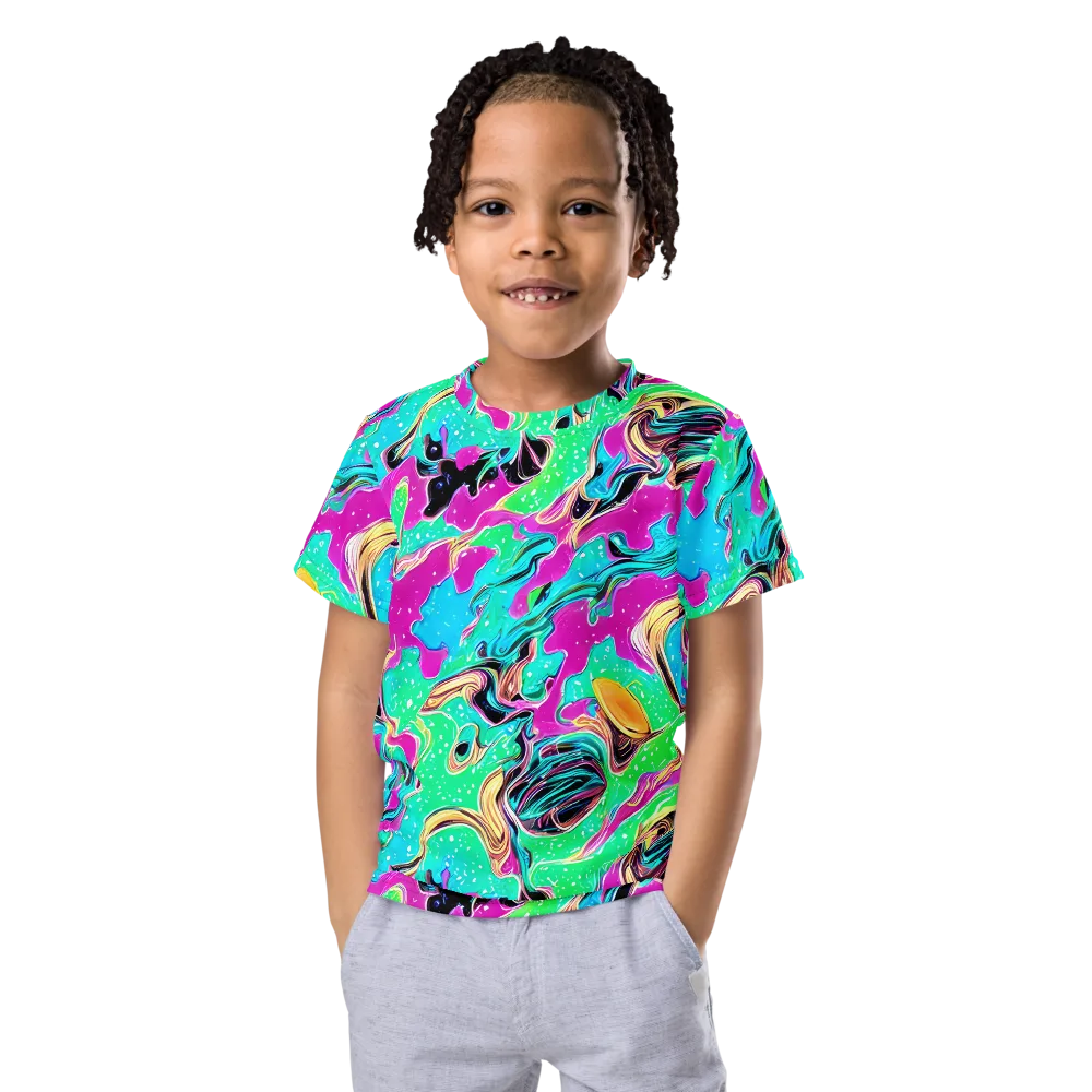 Meltwater Riot on Kids Crew Neck T-Shirt — Front