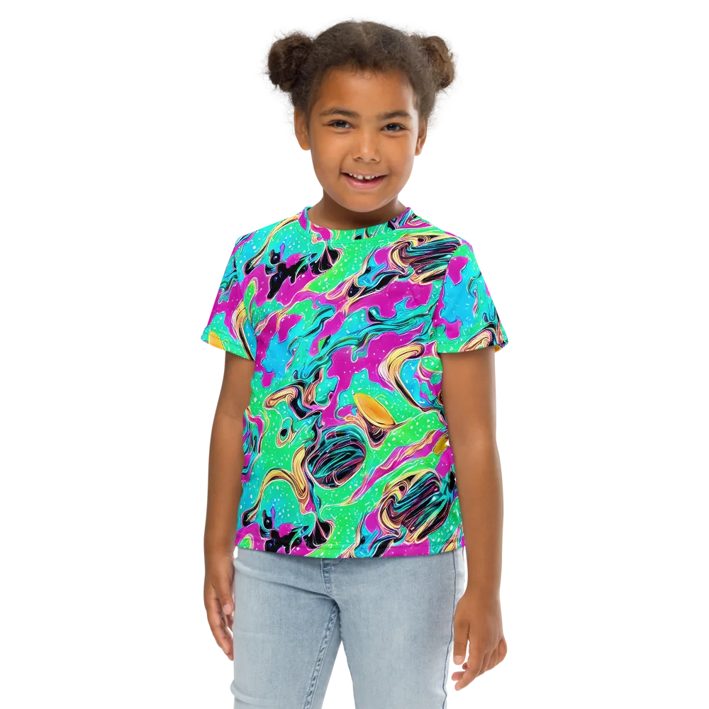 Meltwater Riot on Kids Crew Neck T-Shirt — Front
