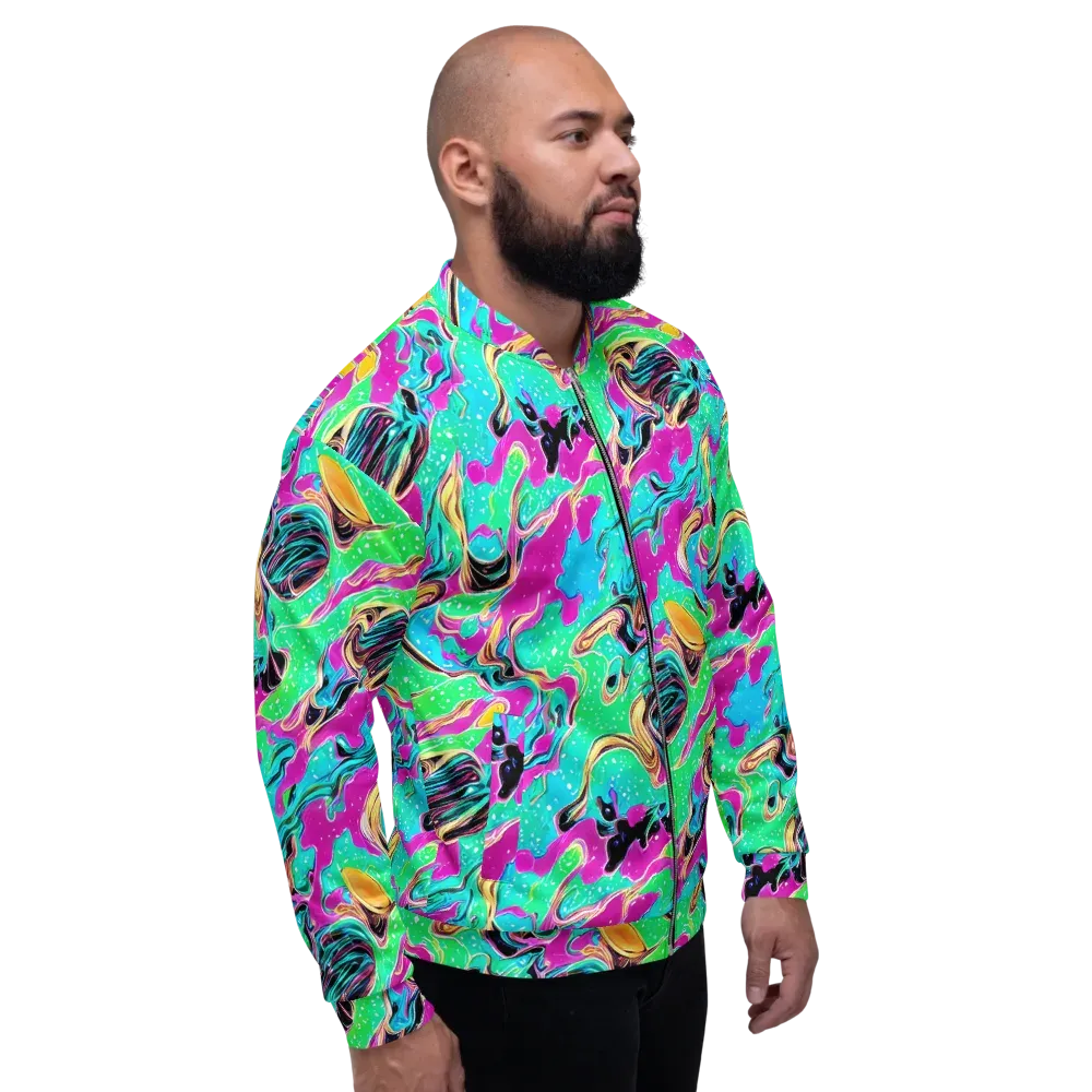 Meltwater Riot on Bomber Jacket — Right