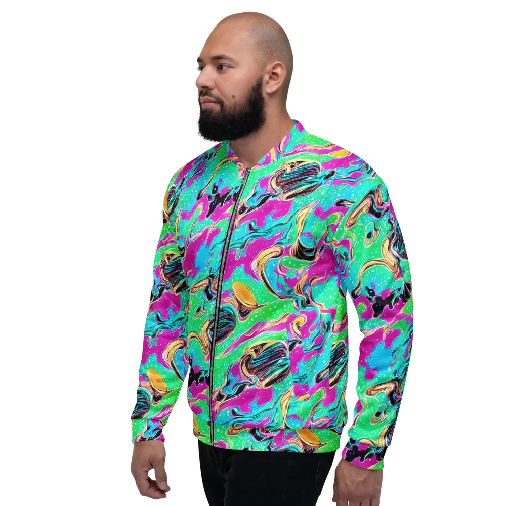 Meltwater Riot on Bomber Jacket — Left