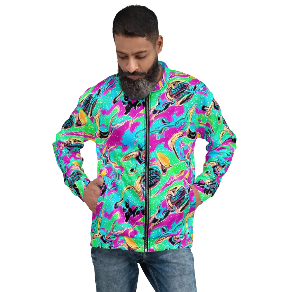 Meltwater Riot on Bomber Jacket — Front
